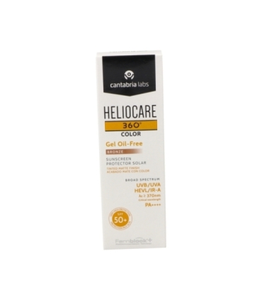 HELIOCARE 360º SPF 50+ COLOR GEL OIL-FREE PROTECTOR SOLAR 1 ENVASE 50 ML COLOR BRONZE