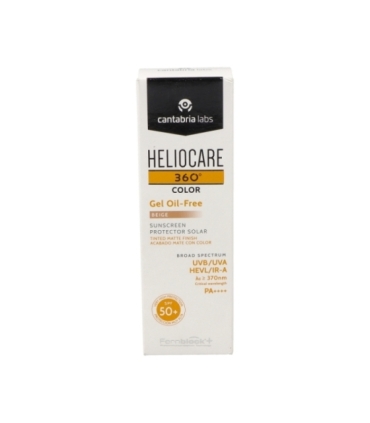 HELIOCARE 360º SPF 50+ COLOR GEL OIL-FREE PROTECTOR SOLAR 1 ENVASE 50 ML COLOR BEIGE