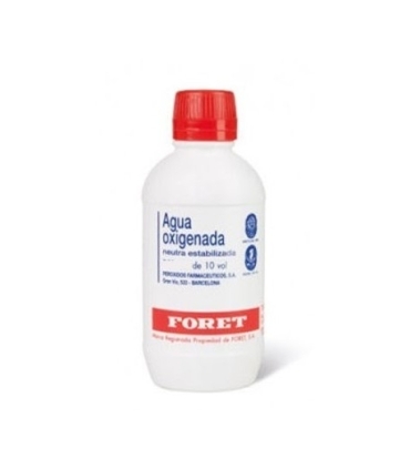 AGUA OXIGENADA FORET 30 mg/ml SOLUCION CUTANEA Y CONCENTRADO PARA SOLUCION BUCAL 1 FRASCO 1000 ml