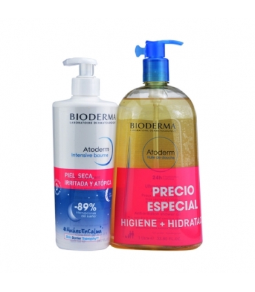 PACK ATODERM INTENSIVE 500ML + ATODERM ACEITE DE DUCHA 1L BIODERMA