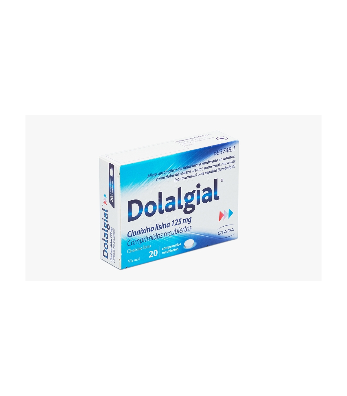 DOLALGIAL CLONIXINO LISINA 125 mg 20 COMPRIMIDOS RECUBIERTOS