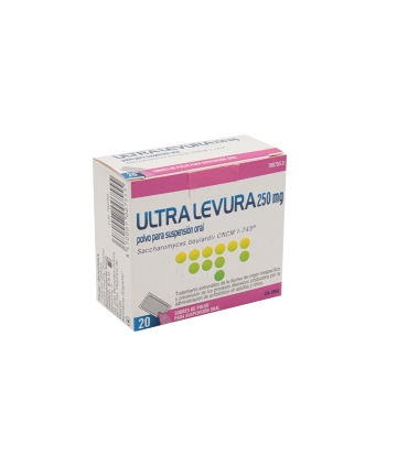 ULTRA-LEVURA 250 mg 20 SOBRES POLVO PARA SUSPENSION ORAL