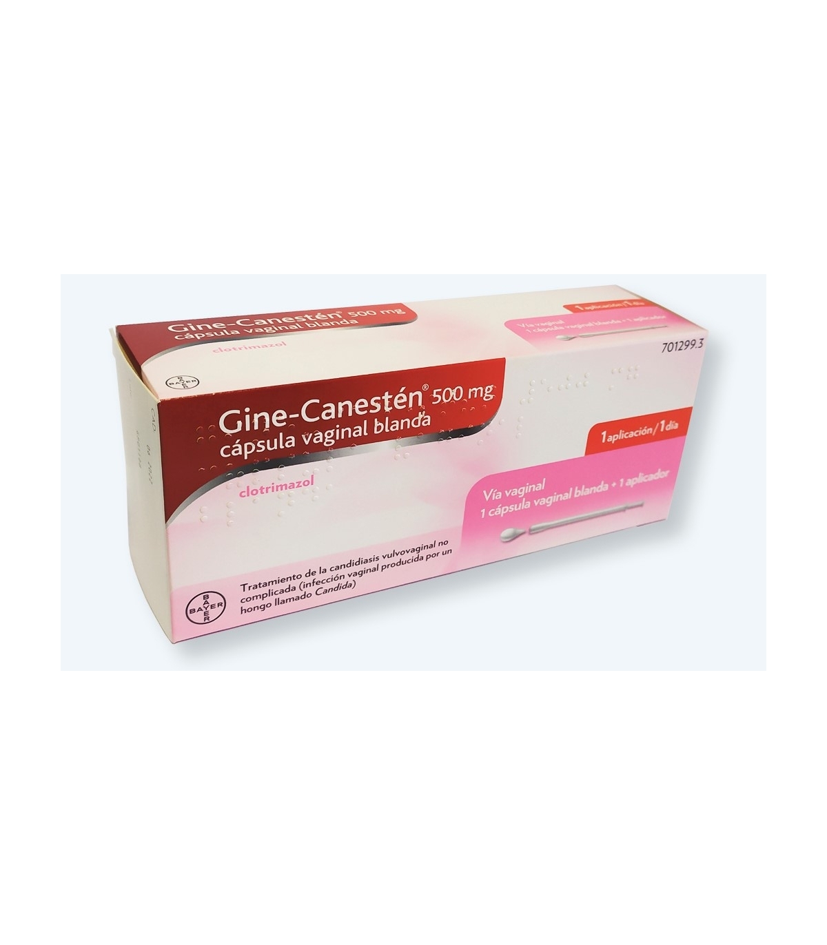 GINE-CANESTEN 500 mg 1 CAPSULA VAGINAL BLANDA
