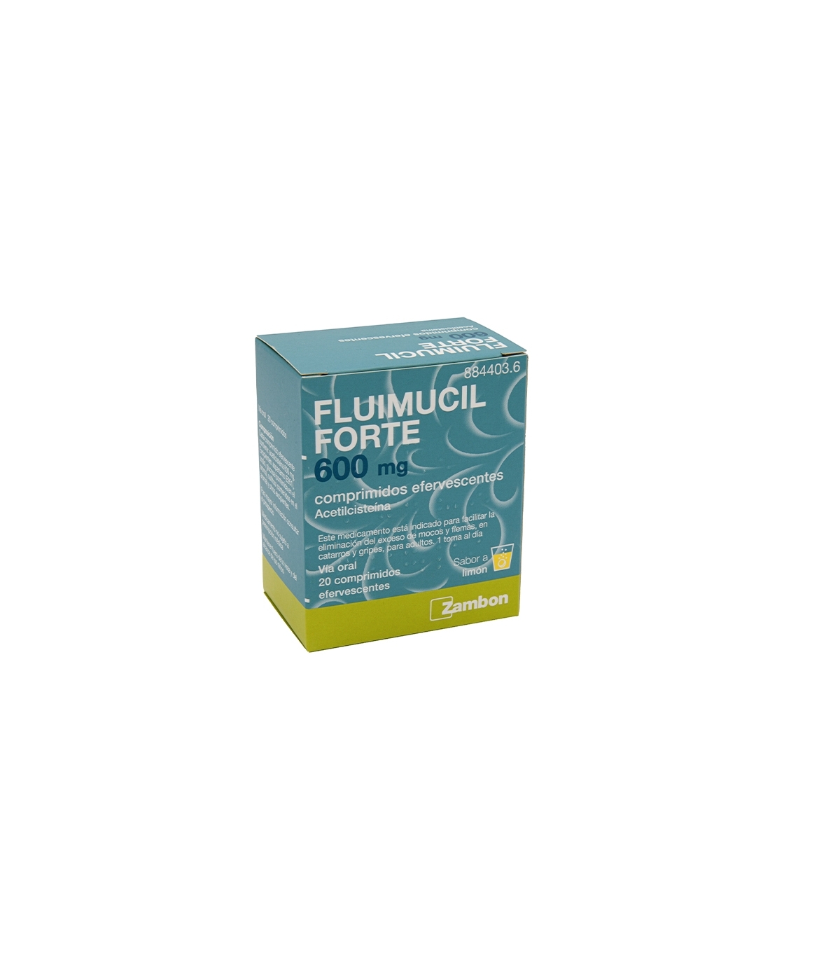 FLUIMUCIL FORTE 600 mg 20 COMPRIMIDOS EFERVESCENTES