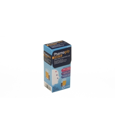 PHARMAGRIP FORTE CONGESTION Y SECRECION NASAL 10 SOBRES POLVO PARA SUSPENSION ORAL