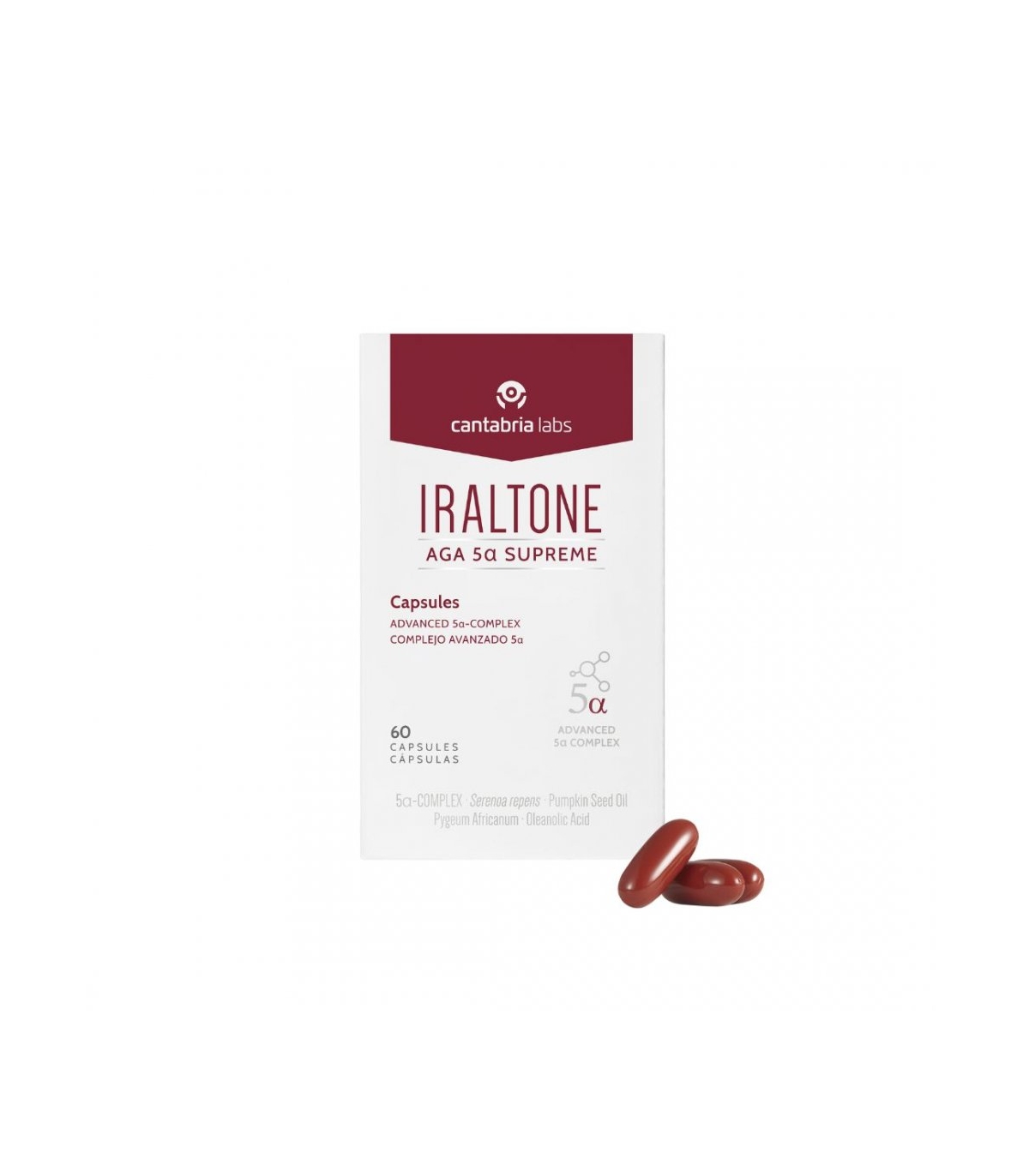 IRALTONE AGA 5ALFA SUPREME 60 CAPSULAS