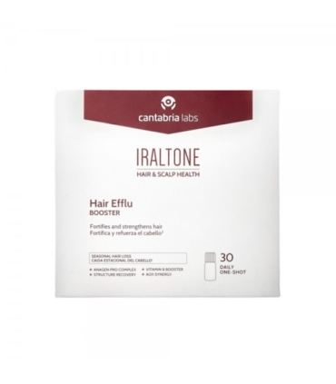 IRALTONE HAIR EFFLU BOOSTER 30 VIALES 15 ML